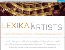 Tablet Screenshot of lexikatartists.com